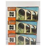 THREE BOXES OF ATLAS N SCALE #2826-150 VIADUCT - 2
