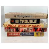 LOT OF VINTAGE BOARD GAMES & MORE - UNCLE WIGGILY