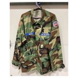 WOODLAND CAMAFLOUGE BATTLE DRESS UNIFORM SHIRT -