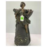 ART NOUVEAU POTTERY VASE - 15' TALL