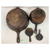 CAST IRON CHICKEN FRYER WITH HEAT RING, WILTON