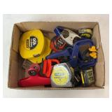 TAPE MEASURES, CLAMPS AND MORE