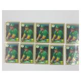 Lot of Jose Canseco Rookie Cards