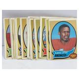 Lot of (30) 1970 Topps Football Cards