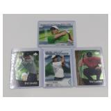 Lot of (4) Tiger Woods Golf Cards GOAT