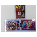 Lot of (3) Tom Brady & Drake Maye Custom Cards "
