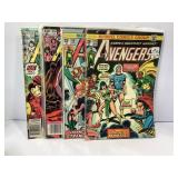 Lot of (5) VIntage Early Years The Avengers Comi