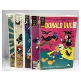 Box of (5) Vintage Donald Duck & family Comic Bo