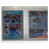 (2) Kirby Puckett Minnesota Twins Rookie Cards H
