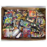 Large box of Marvel Tradig Cards & other misc co