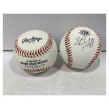 Lot of (2) 150th CIncinnati Reds OMLB Autographe