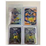 Lot of (4) Puka Nacua Rookie / Insert Football C