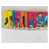 Lot of 1969 Topps Football Cards