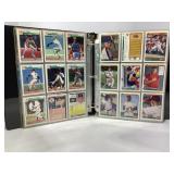 Black BInder Full of Baseball Cards W/ Lots of R