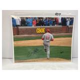 Cincinnati Reds Sam LeCure Autographed 8x10 Phot