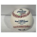 Autographed OMLB Rich Harden Oakland Athletics M