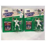 Lot of (2) 1989 New YOrk GIants Phil Simms Start