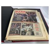 Rare CIncinnati Reds REDS REPORT Binder W/ Binde