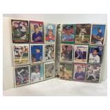 White BInder W/ Over 200+ Baseball Cards