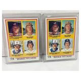 Lot of (2) 1978 Topps Jack Morris Rookie Cards