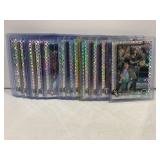 Lot of (20) Topps Chrome X-Fractor Rookie Cards