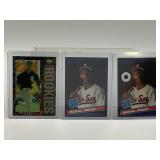 Lot of (3) Michael Jordan ROOKIE Baseball Cards