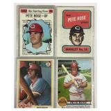 (4) VIntage Pete Rose CIncinnati Reds Baseball C