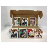 Box of 550+ 1989 Topps Football Cards