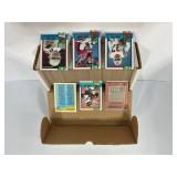 Box of 550+ 1990 Topps Football Cards