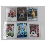 Lot of (6) Bryce Young Carolina Pathers ROOKIE C