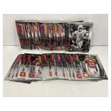 Lot of (65) Bowman Chrome U FOotball Rookie Card