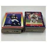 Lot of (115) Bo Jackson Football Cards Oakland/L