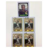 Lot of (5) Barry Bonds Rookie Cards