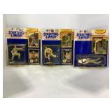 Lot of (3) 1990 Starting Line Ups New Mike Scott