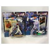Lot of (2) Ken Griffey Jr 2000 Starting Line Ups