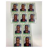Lot of (10) Frank Thomas Rookie Cards HOF