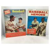 (2) VIntage Hank Aaron Baseball Magaines 1959 &