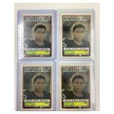 Lot of (4) Marcus Allen Los Angeles Raiders Rook