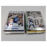 Lot of (56) Peyton Manning Football Cards MVp HO
