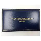 1999-2000 24k Gold Plated Ed. Gold State Quarter
