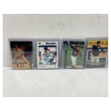 Lot of (4) Derek Jeter Rookie Cards New York