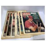 Box W/ Red Binder Full of Vintage Cincinnati Red