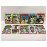 Lot of (15) 1975 Topps Baseball Hall of Famers