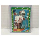 1986 Topps Football Jerry Rice #161 Rookie Card