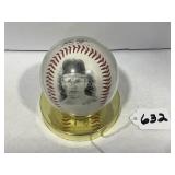 Nolan Ryan Sketched Souvenior Baseball Photoball