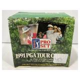 1991 PGA Tour Proset Golf Cards Full Box All Pac