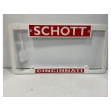 RARE Marge Schottt "Schott Motors" License Plate
