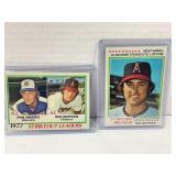 (2) 1978 Topps Nolan Ryan Baseball Cards