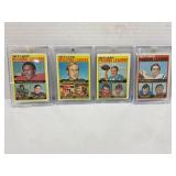 Lot of (4) 1972 Topps Football League Leaders