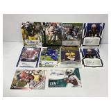 (10) NFL Autograph Football Cards
